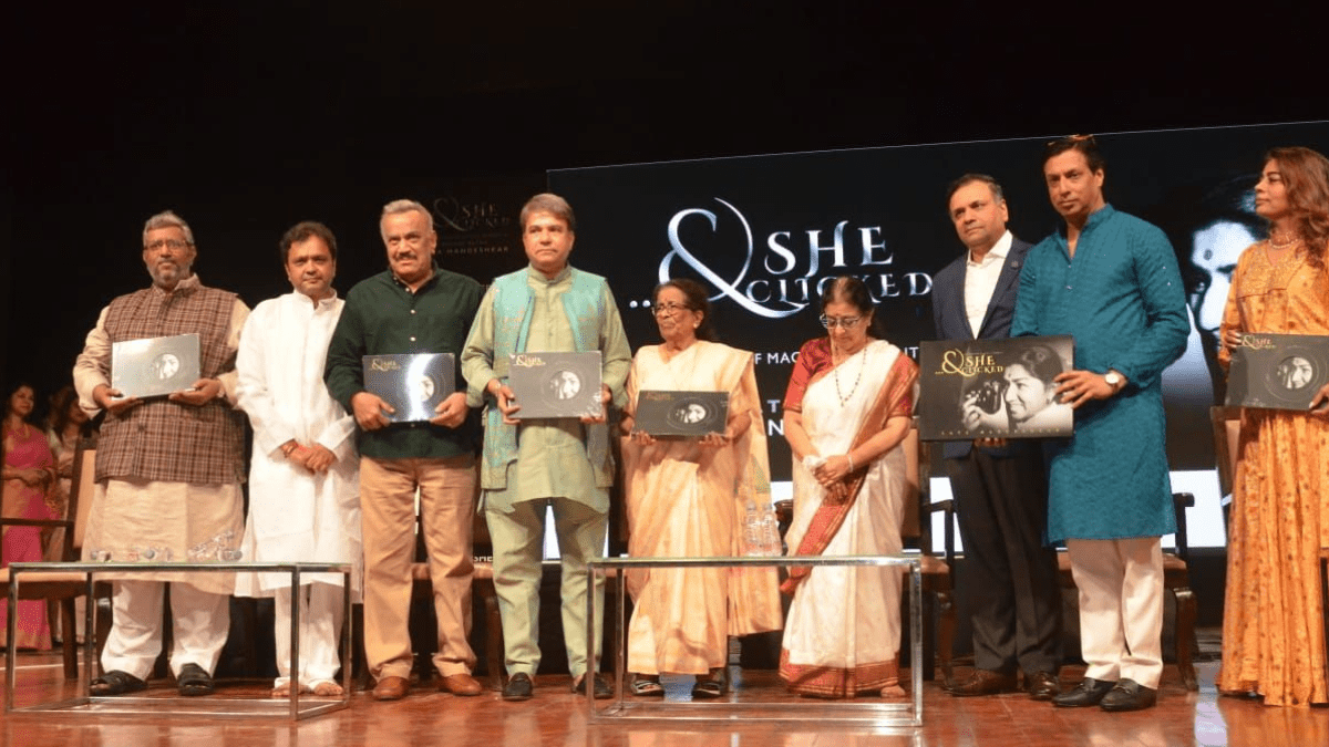 Lata Mangeshkar's Extraordinary Legacy Explored in '...And She Clicked' Book Launch Spectacle