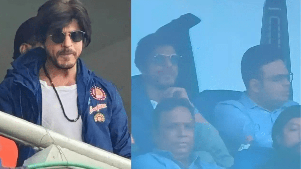 Shah Rukh Khan With Family At Narendra Modi Stadium To Support Team India World Cup 2023 India Vs Aus