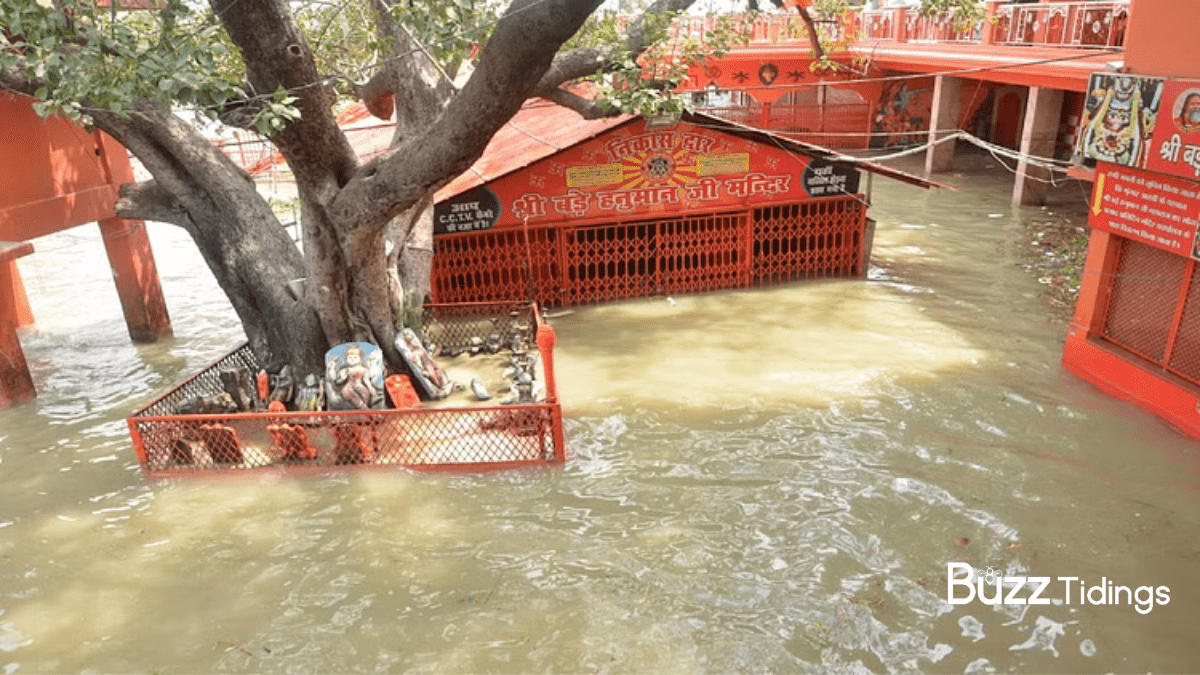 Flood in Prayagraj: Many ghats including Ram Ghat submerged due to flood in Yamuna